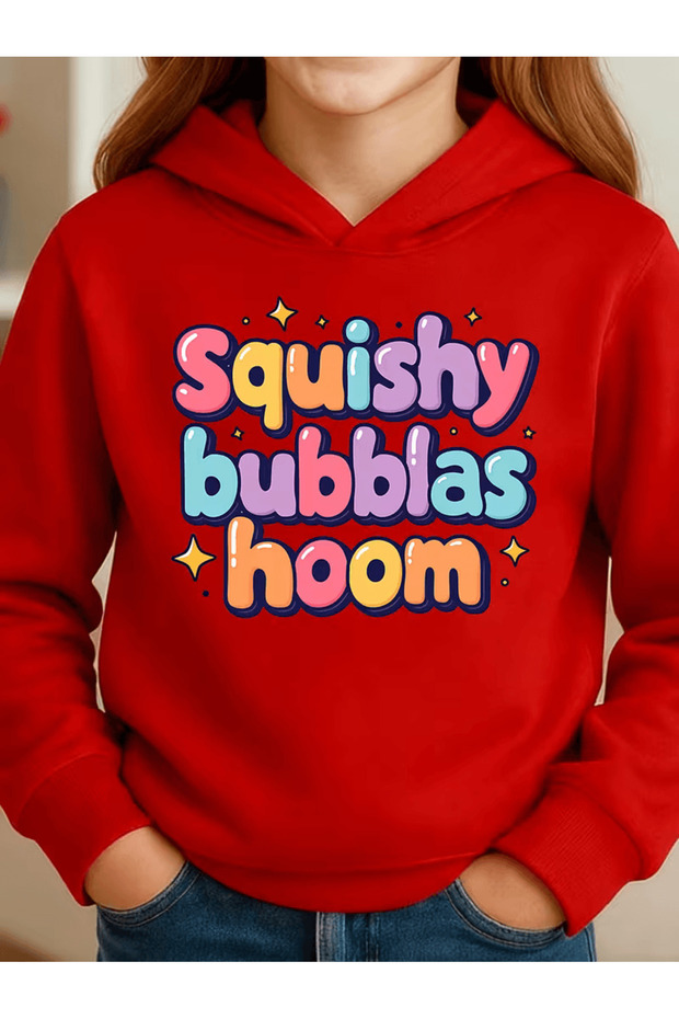 Children's Hooded Printed Sweatshirt