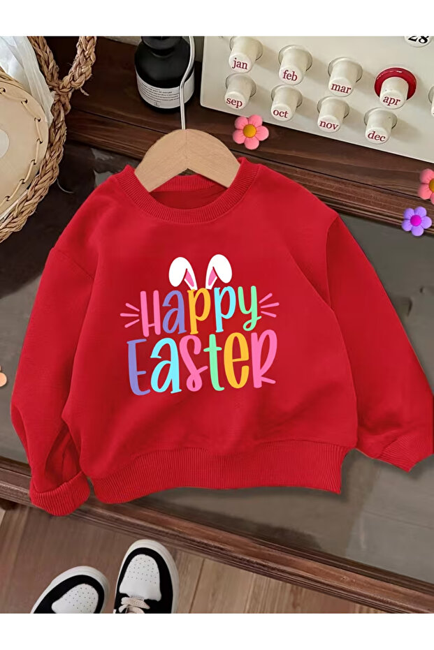 Children's Crew Neck Printed Sweatshirt