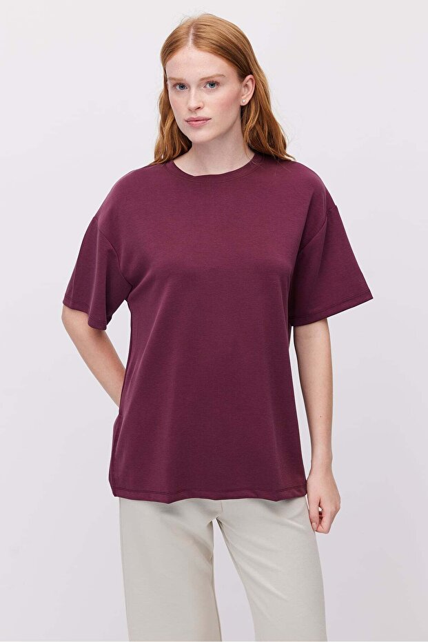 Women's Oversized T-Shirt with Side Slits