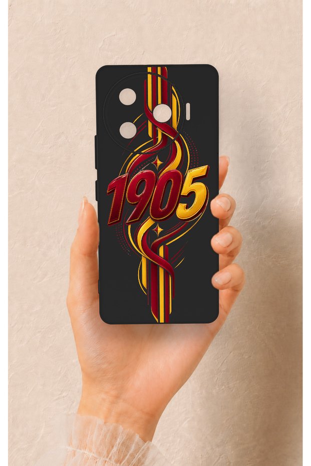 Tecno Camon 30 Pro 5g Compatible Yellow Red Ivy Patterned Silicone Case