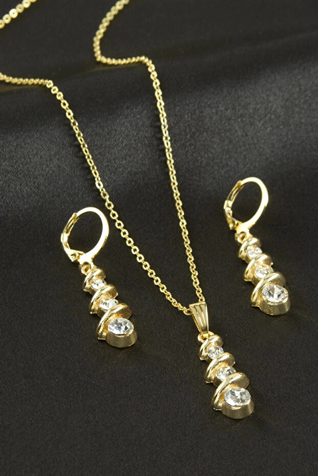 Salkım Stone Set Necklace