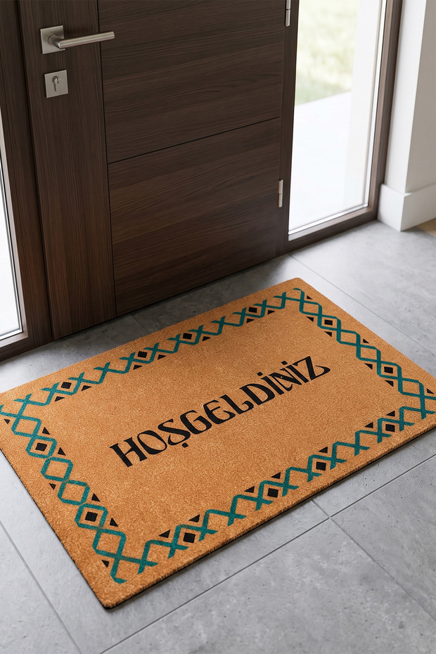 Door Mat Non-Slip Base Decorative Home Office Mat 45X70 cm