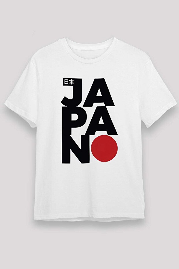 Japan Themed Text Printed T-Shirt