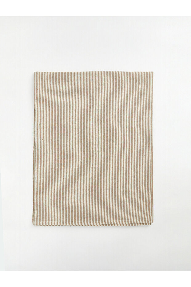 Two Mt Shop Quality Striped Patterned Rectangular Tablecloth 140X240 cm