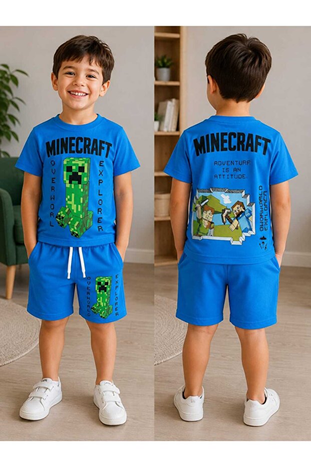 Minecraft Şortlu takım