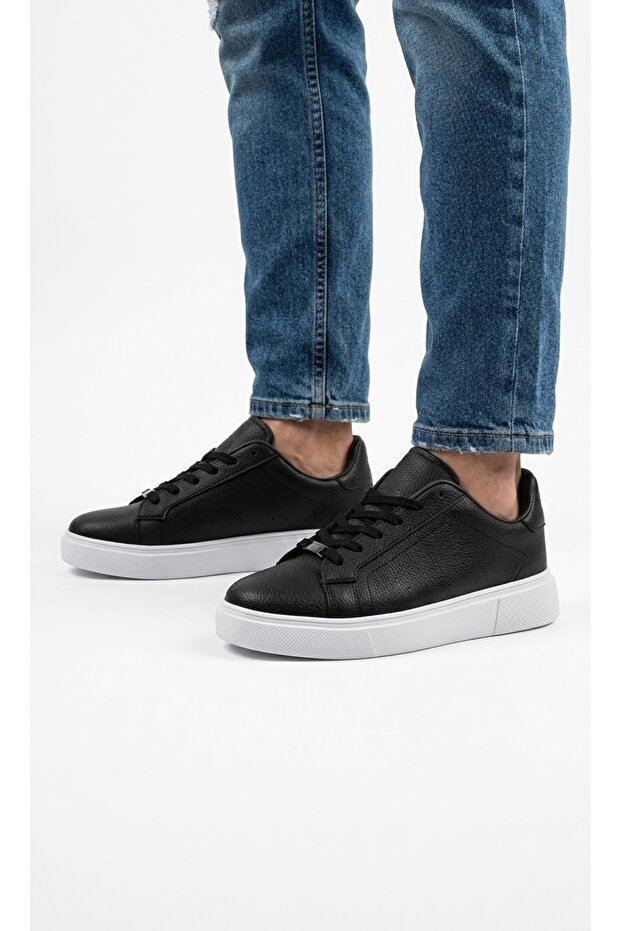 Men's Sneaker Shoes Black Orthopedic Sole 1503