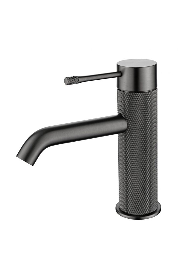 Milano Plus Ciro Basin Mixer - Matt Grey