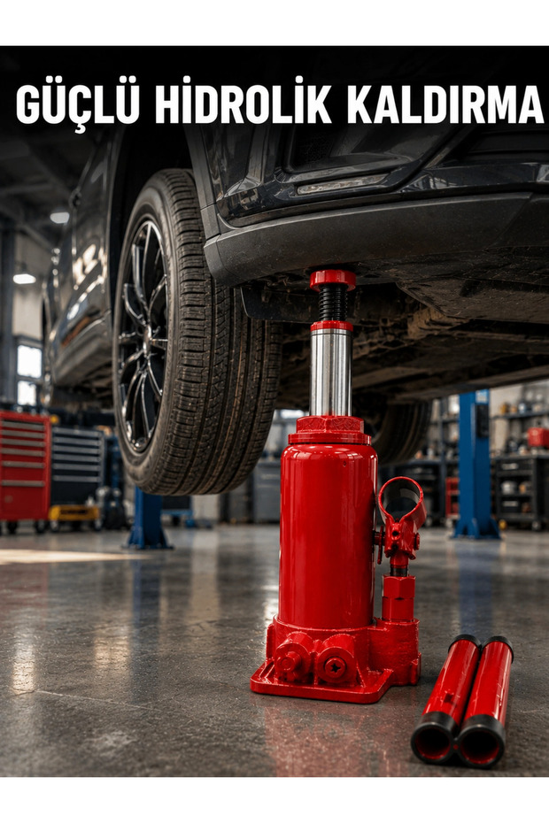 Compact Hydraulic Jack with Durable Steel Body