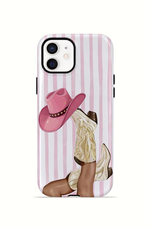 iPhone 12 Vorian Double Layer Case Pink Rodeo