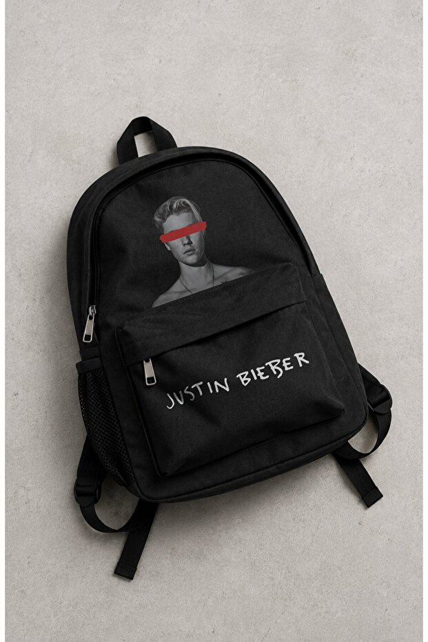 Unisex Justin Bieber Printed Backpack