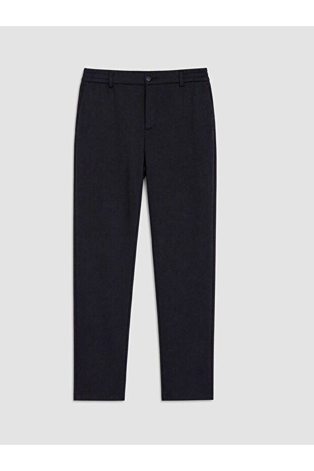 Lcw Vision Navy Blue Slim Fit Gabardine Men's Trousers