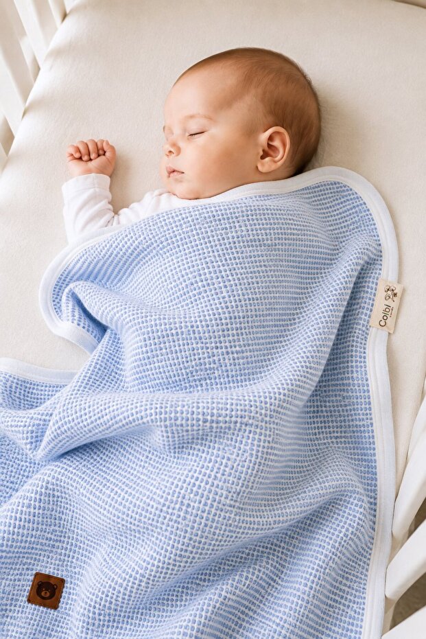 Pi̇ti Checked Interlock Blanket