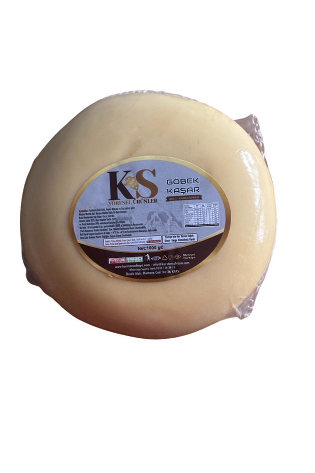Hakiki Kars Göbek Kaşar Peyniri (1000 Gr)