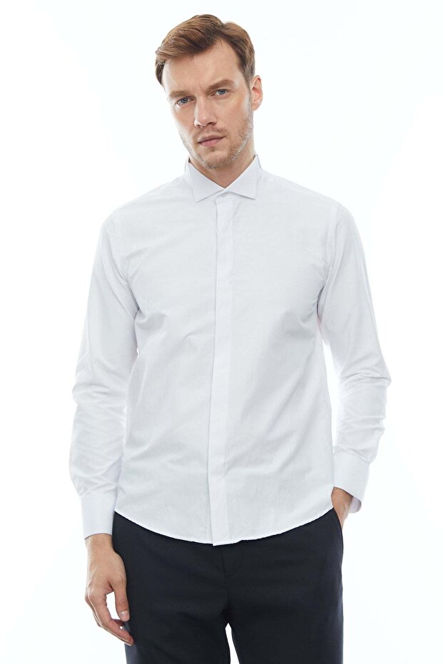 Ata Yaka Slim Fit Shirt