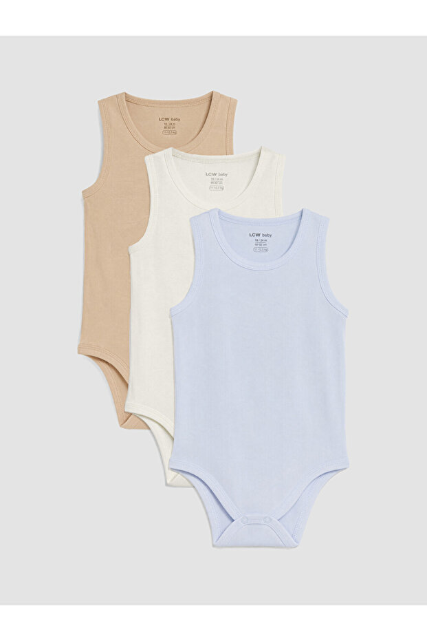 Zero Roba Collar Baby Boy Snap-On Bodysuit 3-Piece from Uzg Store for Style Enthusiasts