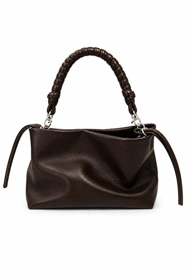 Large Faux Leather Bag