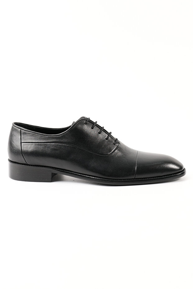 Genuine Leather Black Classic Men's Leather Shoes - K113