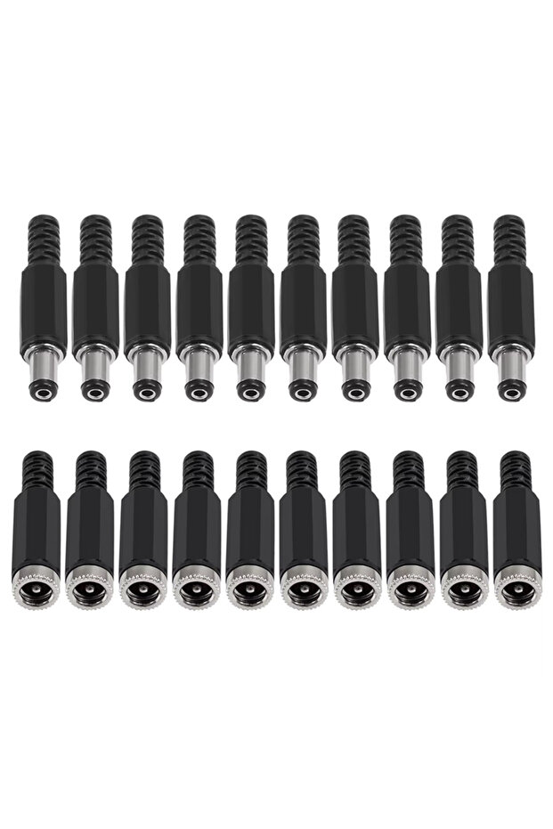 10 pairs 5Pair/10 Pairs DC Power Plug 5.5x2.1mm Socket Welding Connector 5.5 * 2.1 Male/Female Elect