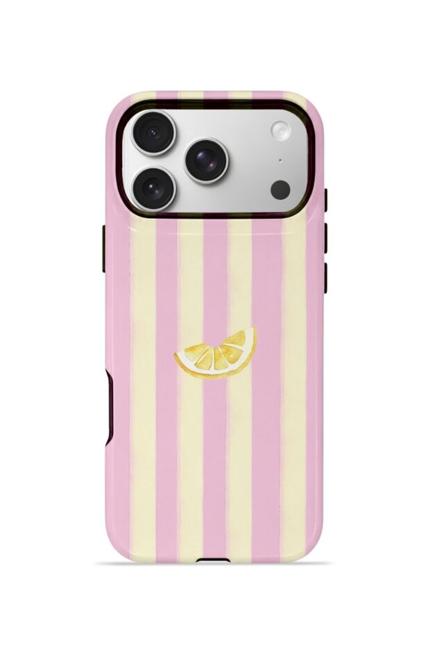 iPhone 17 Pro Vorian Double Layer Case Lemon Charm Pink