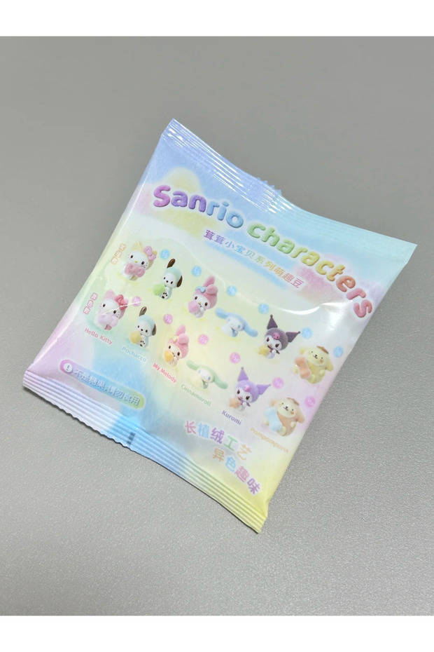 random one New Original Sanrio Fluffy Baby Blind Bag Flocked Style My Melody Hello Kitty Kuromi Cinn