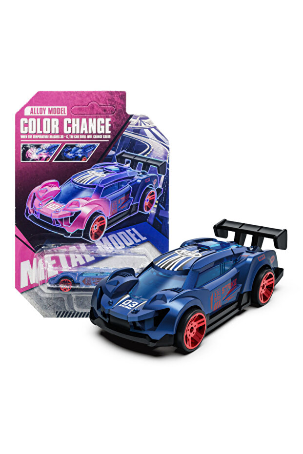 R 1:64 Magic Color Changing Racing Car Model Temperature Sensitive Inertia Pull Back Cars Toys Cras.