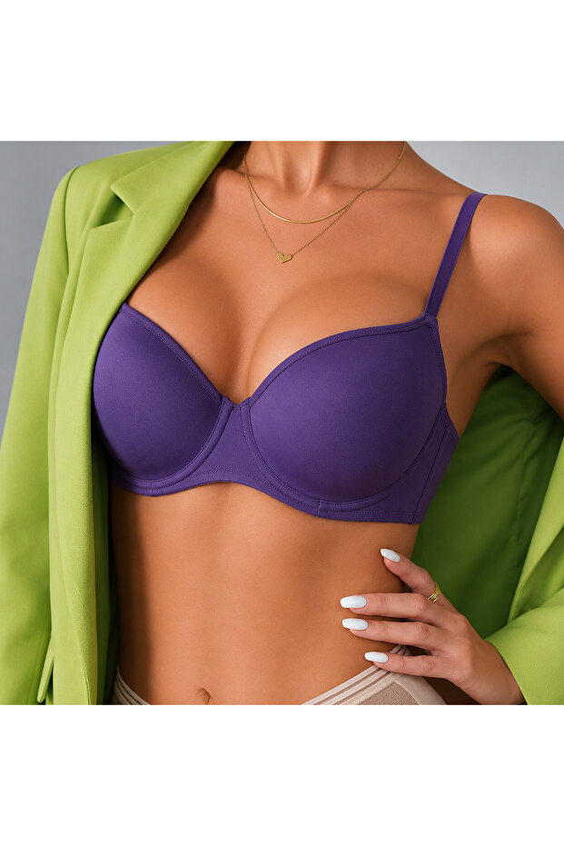 Women's Push up Bra with Supportive Padding and Underwire – All-Day Comfort and Natural Fullness