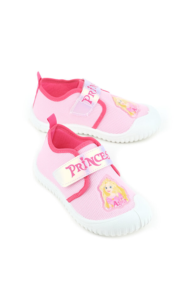 Summer Linen Princess Girls' Velcro Adjustable Shoes