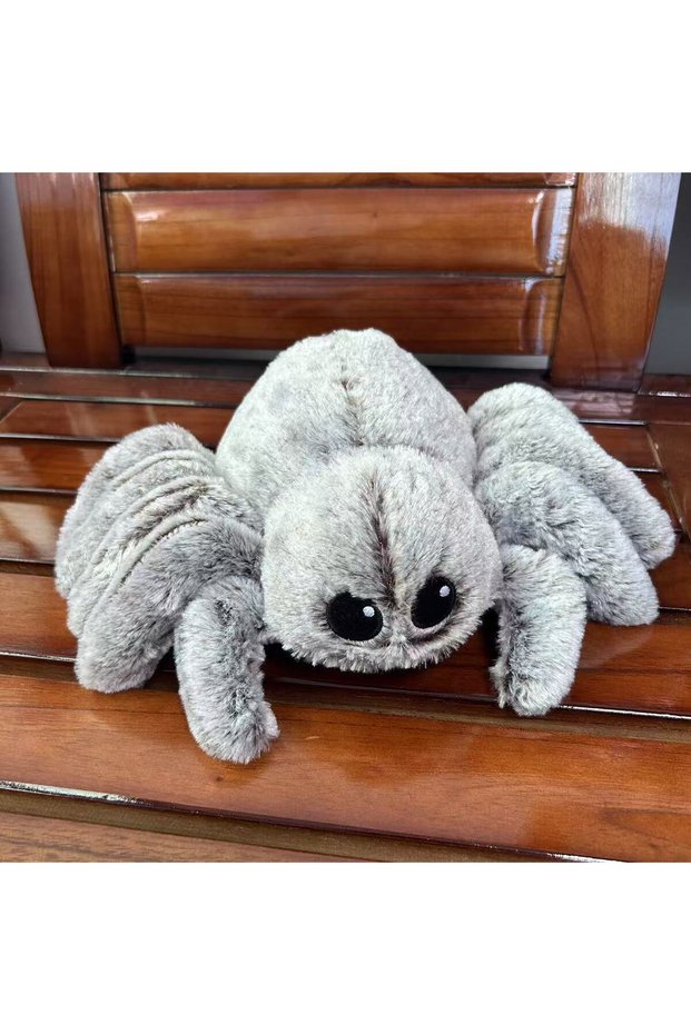 11cm-30cm GRAY Realistic Plush Spider Toy - Gray Spider Doll Gift for Christmas