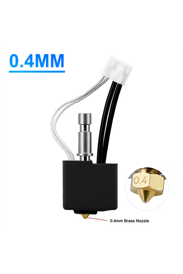 0.4mm For Anycubic Kobra S1 Hotend Kobra S1 Combo Hot End Kit for Anycubic Kobra S1C Nozzle Print He
