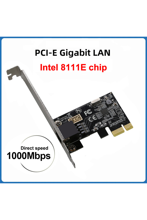 1000M Intel 8111E 2.5G PICE To RJ45 Network Card RTL8125B chip 2500Mbps RJ45 PCI Express Converter L