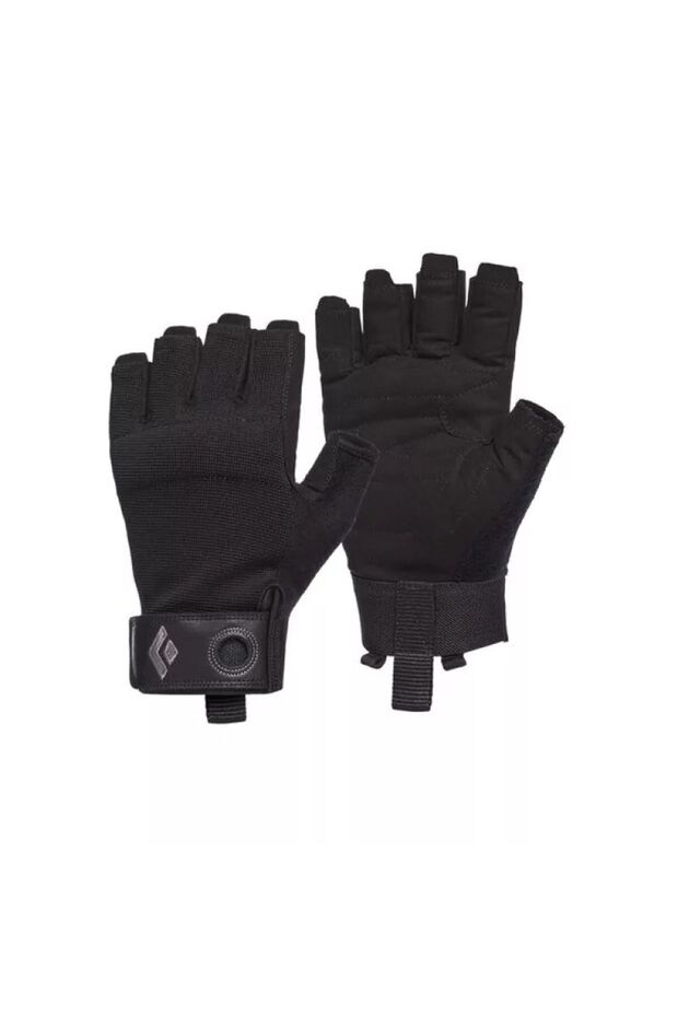 CRAG HALF FINGER GLOVES - S - Black