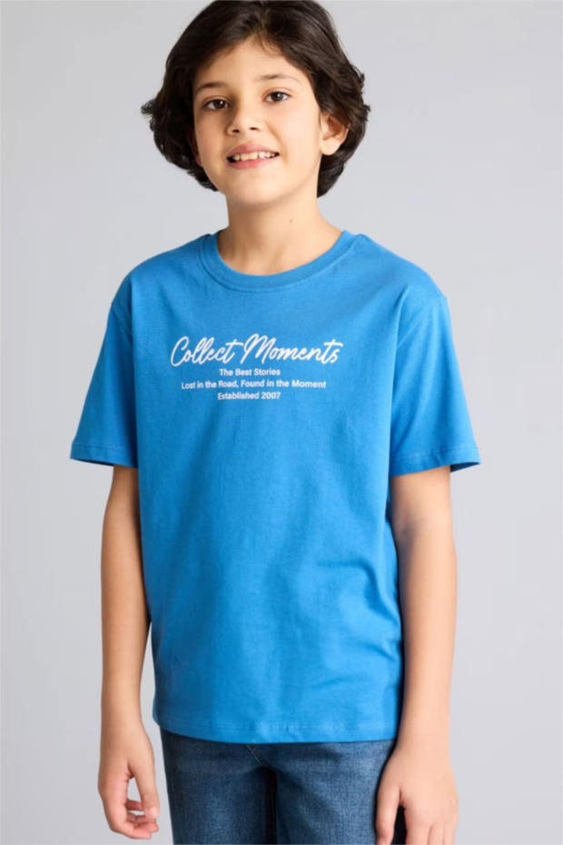 100% Cotton Printed T-Shirt for Boys H4403A826Sm