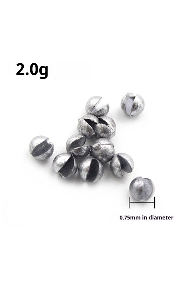 2.0g per bag 100Pcs Egg Lead Fishing Weights Drop Shot Sinker Bass Removable Tackle Saltwater Castin