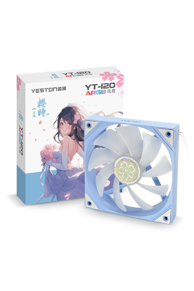 Fixed Color Other REGULAR VERSION ZEAGINAL YESTON YT-120 Chassis cooling fan 120x120x25mm/800~1800RP