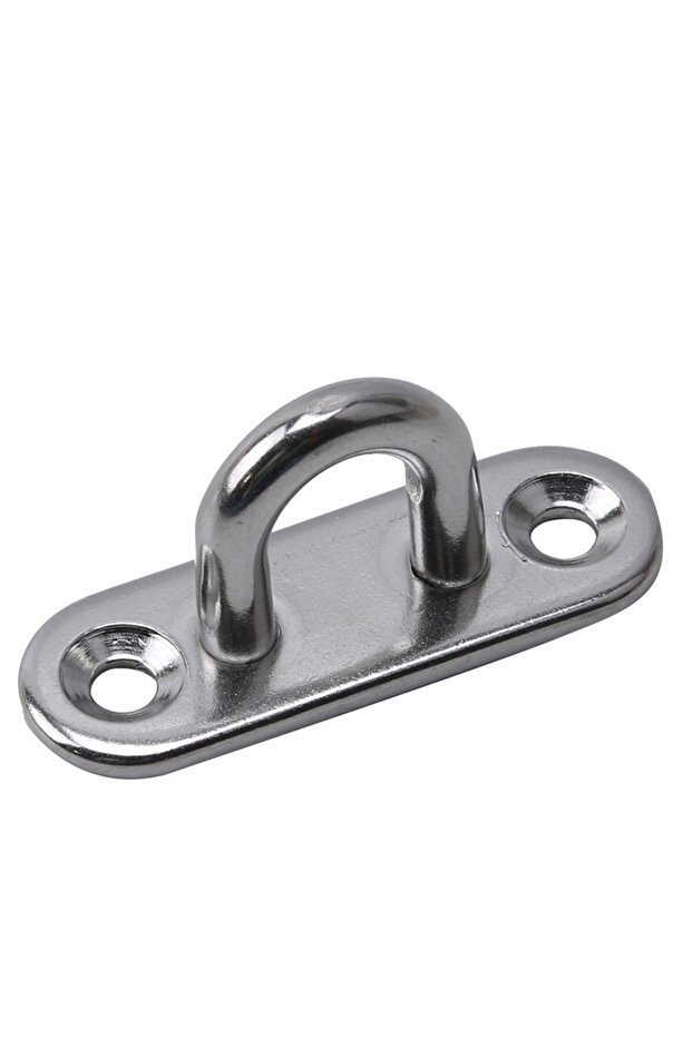 304-M5 4.5x1.5x2cm 1/5pcs Hooks Eye Plate Heavy Oblong Duty Steel Stainless Pad Mount Wall U Boat Ce