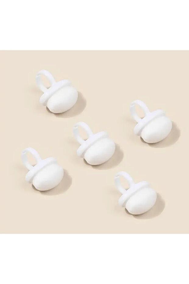 5pcs white 2/5/10pcs Plastic Nail Brushes Cleaning Scrubbing Cleaning Brush Dust Cleaner Nail Art Ma