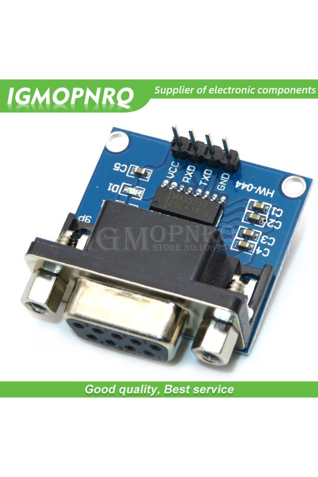 5pcs MAX3232 RS232 to TTL Serial Port Converter Module DB9 Connector MAX232 MAX-3232 RS-232