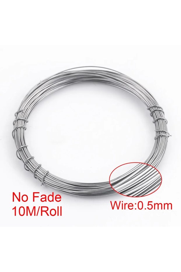 Z1277-S5 10M/Roll Stainless Steel Jewelry Wire Components for Jewelry Making Steel Wire Jewelry Cord