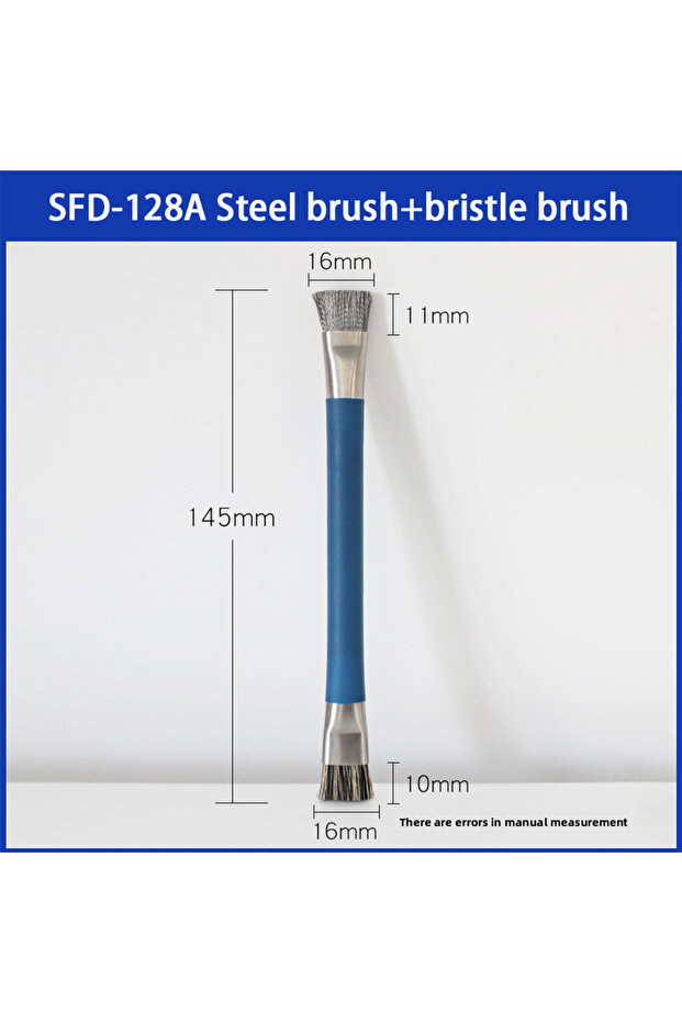 SFD-128A Anti-Static Dual head motherboard brush for Mobile Motherboard Repair IC Pad Hard Brushing