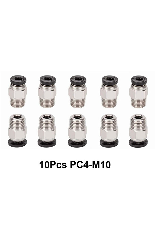 10 قطع PC4-M10، 10 قطع PC4-M6، PC4-M10 وصلة هوائية PC4-M10 لطابعات Creality Ender 3/3 Pro/3 V2 و Ender 5