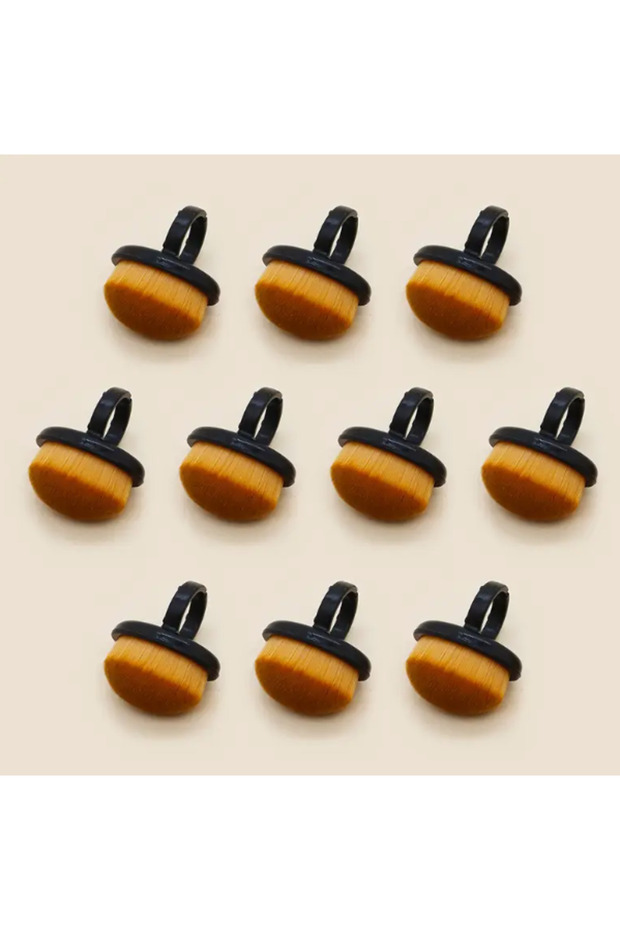 10pcs black 2/5/10pcs Plastic Nail Brushes Cleaning Scrubbing Cleaning Brush Dust Cleaner Nail Art M