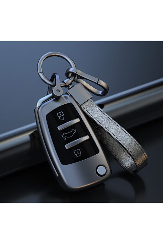 grey set Soft TPU Car Key Case Cover Holder for Audi A1 A3 A6 A6L Q2 Q3 Q7 TTS R8 S6 RS3 Key Protect