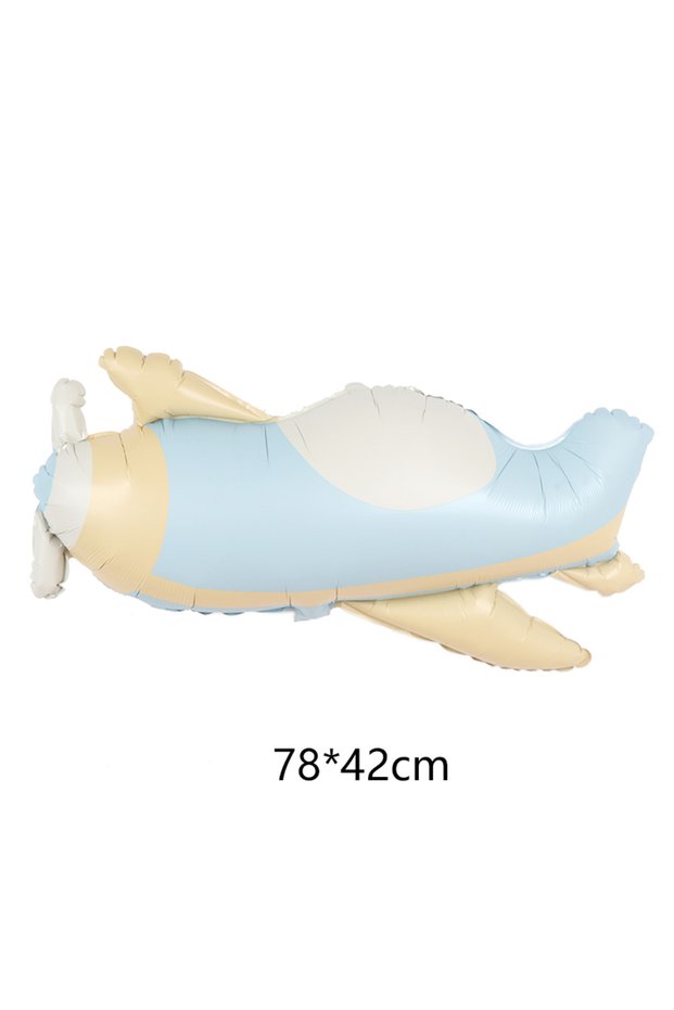 Other aircraft Matte Theme Foil Balloon Bear Rainbow Cake Candy Aircraft Car Star Helium Balloons We