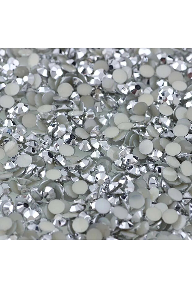 4MM Mineral silver 1000pcs Non Hot Fix Rhinestones 2/3/4mm Round Resin Flatback Crystal Rhinestone D