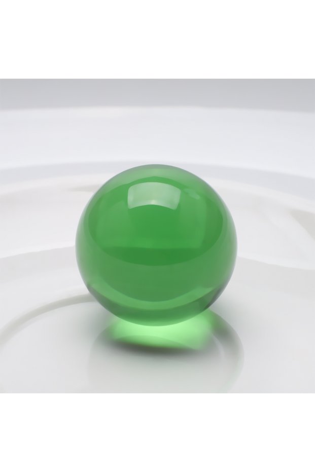 green 30mm Crystal Glass Ball Lens Fengshui Decorations Transparent Beads Chandelier Home Decorative