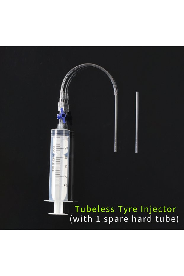 Set 2024 New Cycling Bike Tubeless Tyre Sealant Injector Injection Tool Syringe Schrader Presta Valv