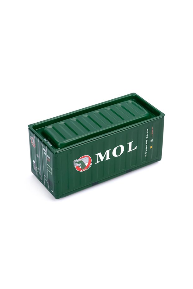 no dolls TH33 Miniature Storage Iron Box Mini Iron Storage Box Desktop Mini Container Model Creative