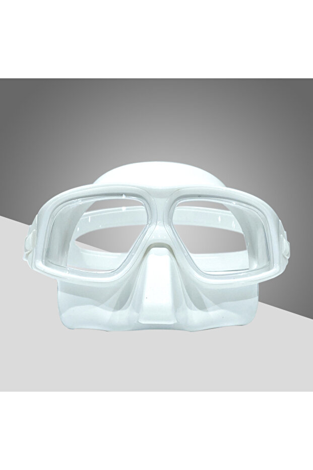 white QYQ Professional Snorkeling Scuba Diving Mask Diving Goggles Silicone Panoramic Dive Mask For