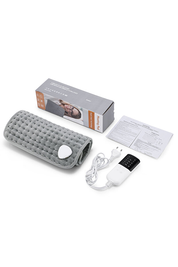EU Plug(220V-240V) 58x29CM Heating Pad 10 Levels Constant Temperature 4 Modes Timing Hot Blanket Kee