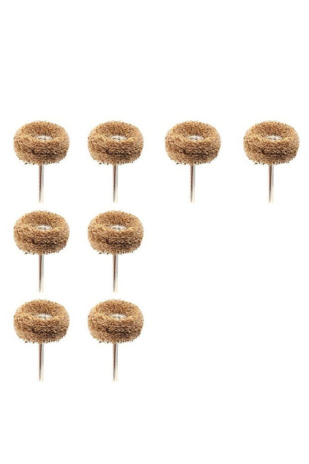 5pcs Yellow 5-20pcs Mini Drill Abrasive Brush Nylon Buffing Polishing Wheel Dremel Rotary Hand Tool